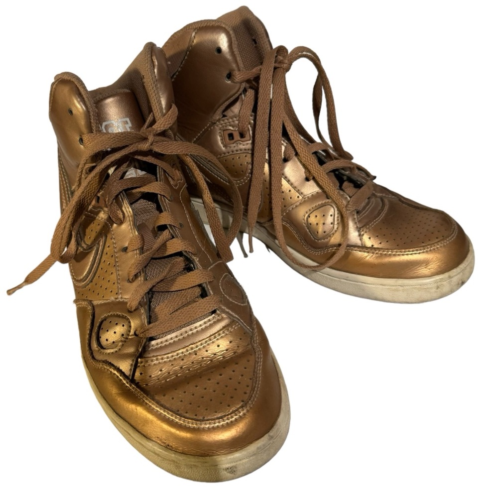 NIKE SON OF FORCE ROSE GOLD ANKLE SHOES 8.5